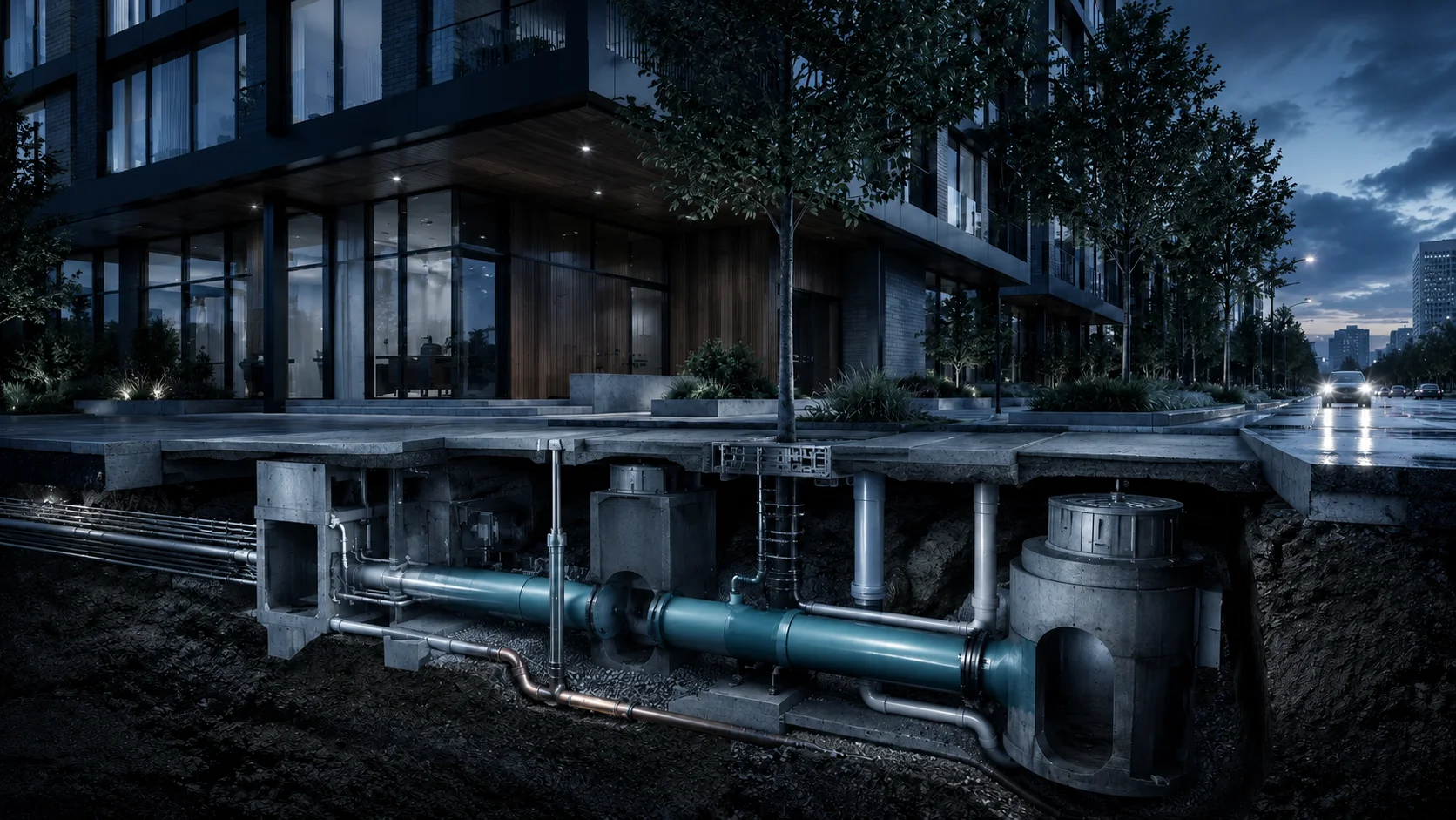 Projektowanie instalacji sanitarnych, sieci i przyłączy